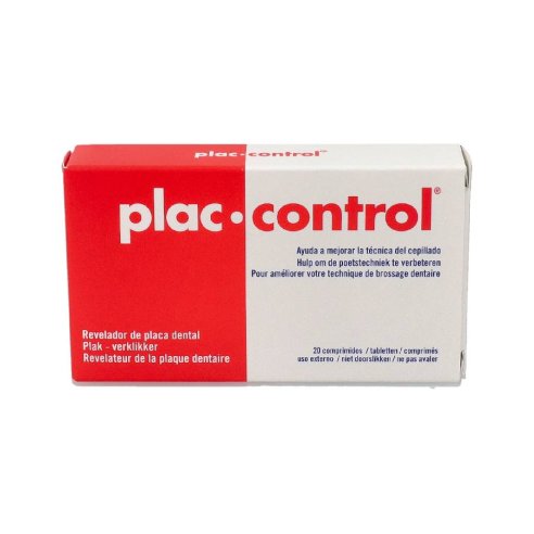 PLAC CONTROL COMPRIMIDOS REVELADOR PLACA DENTAL 20 COMP