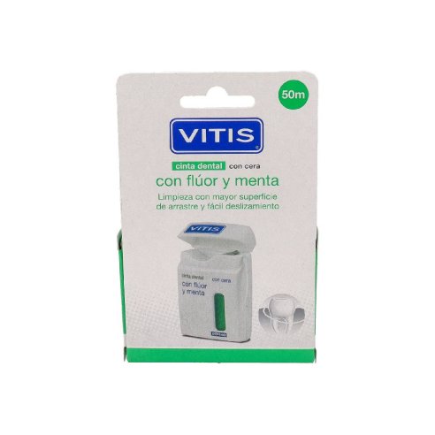 VITIS CINTA DENTAL CON FLUOR Y MENTA  50 M