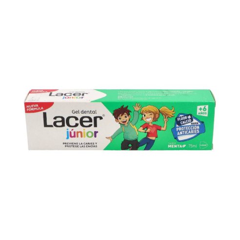 LACER JUNIOR GEL DENTAL 75 ML MENTA