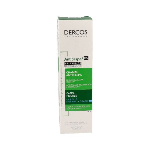 DERCOS TECHNIQUE ANTICASPA GRASA  200 ML