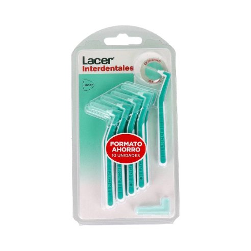 CEPILLO INTERDENTAL LACER ANGULAR EXTRAFINO 10 UNIDADES