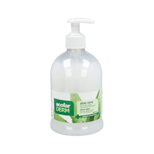 ACOFARDERM JABON DE MANOS ALOE VERA  DOSIFICADOR 500 ML