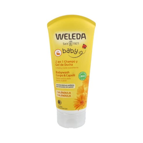 WELEDA CHAMPU Y GEL DE DUCHA CALENDULA  200 ML