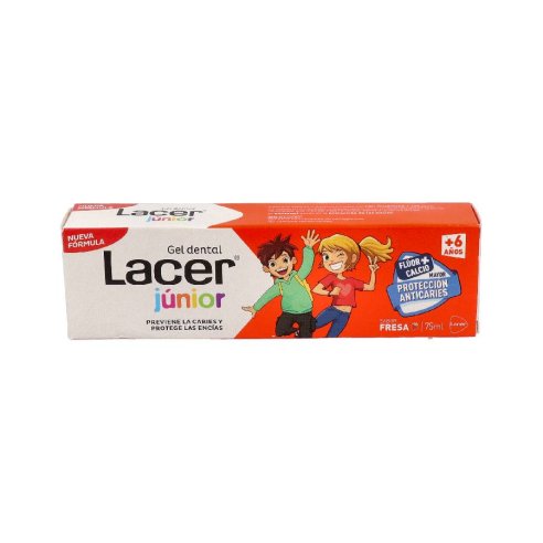 LACER JUNIOR GEL DENTAL 75 ML FRESA